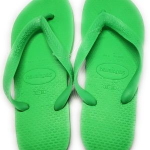 NWOT-Havaiana Womens Green Top Flip Flops SZ 6